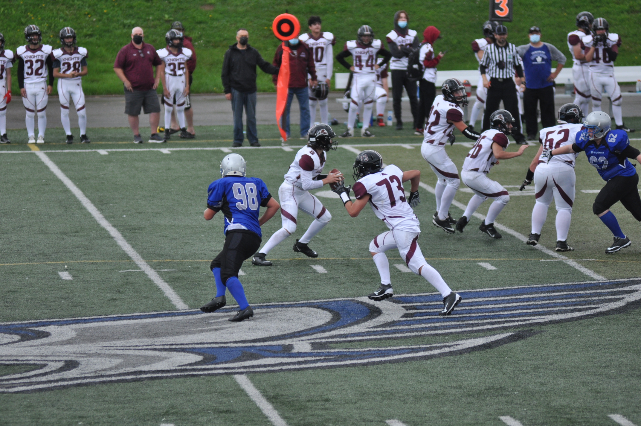 Steelhawks Fall to Knights in Junior High School Action