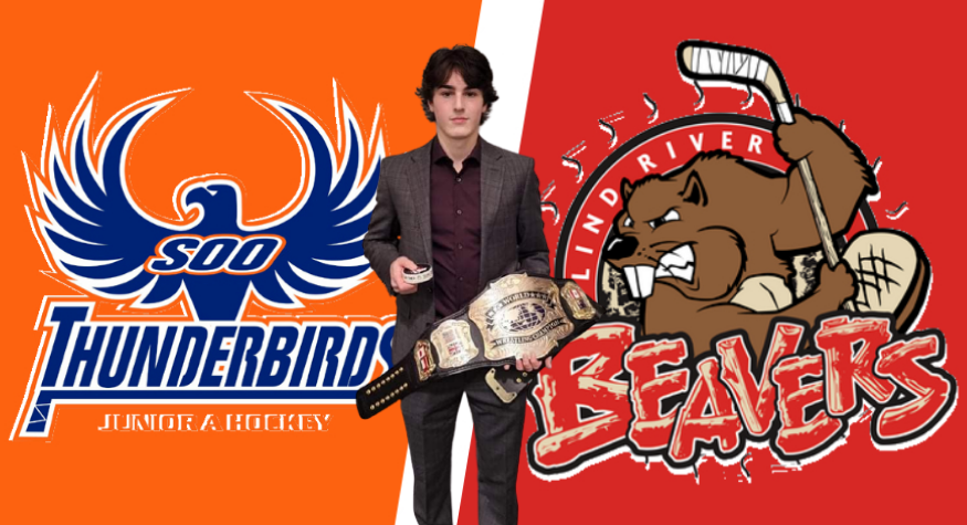 Doucette’s Hat Trick Helps Lift Thunderbirds Past Beavers in NOJHL 2021/2022 Season Opener