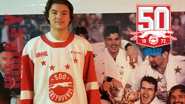 Landon Hookey ‘Hooked’ on Playing for OHL Soo Greyhounds