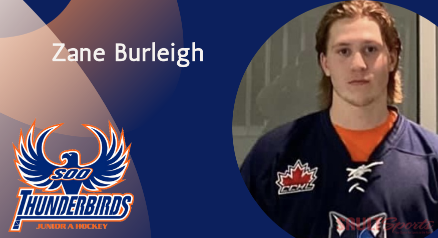 Blueliner Zane Burleigh Joins Soo Thunderbirds from the CCHL Renfrew Wolves