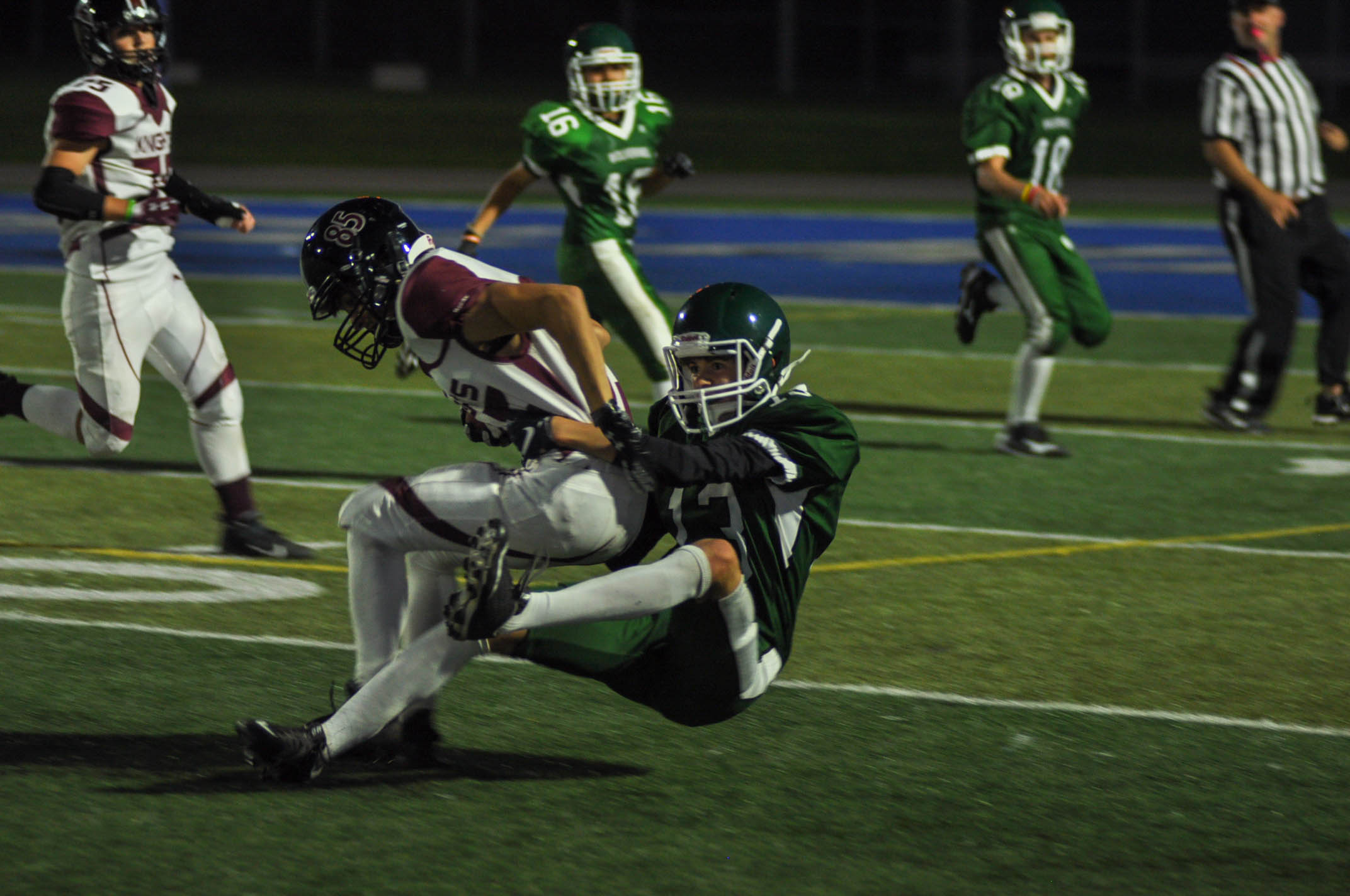 Knights Defeat Wolverines in Sault Ste Marie High School Junior Action