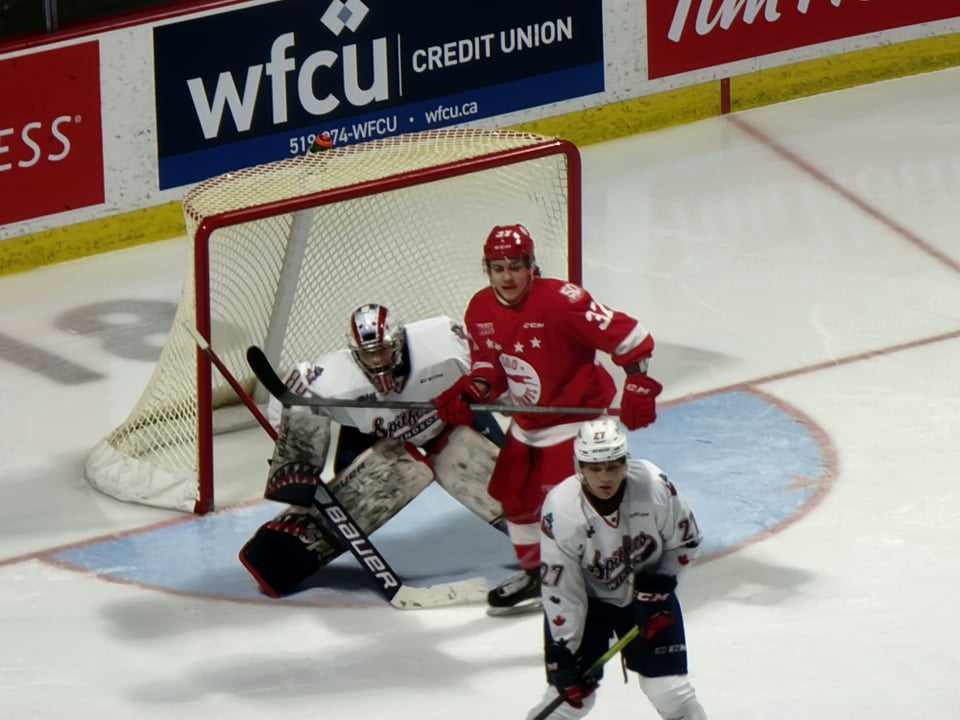 Greyhounds Handed Overtime Loss in Windsor to the Spitfires