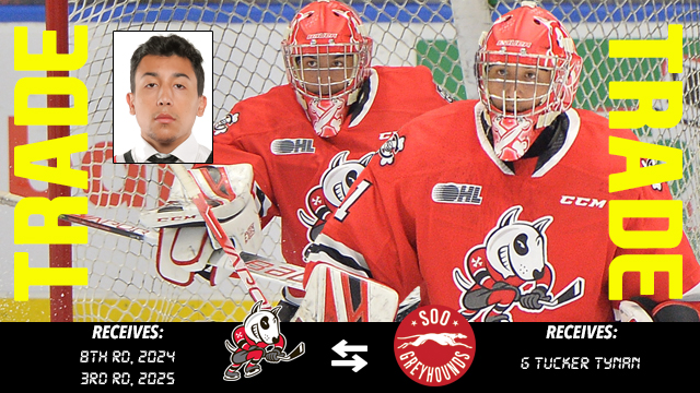 Greyhounds Acquire Netminder Tucker Tynan from Niagara Ice Dogs