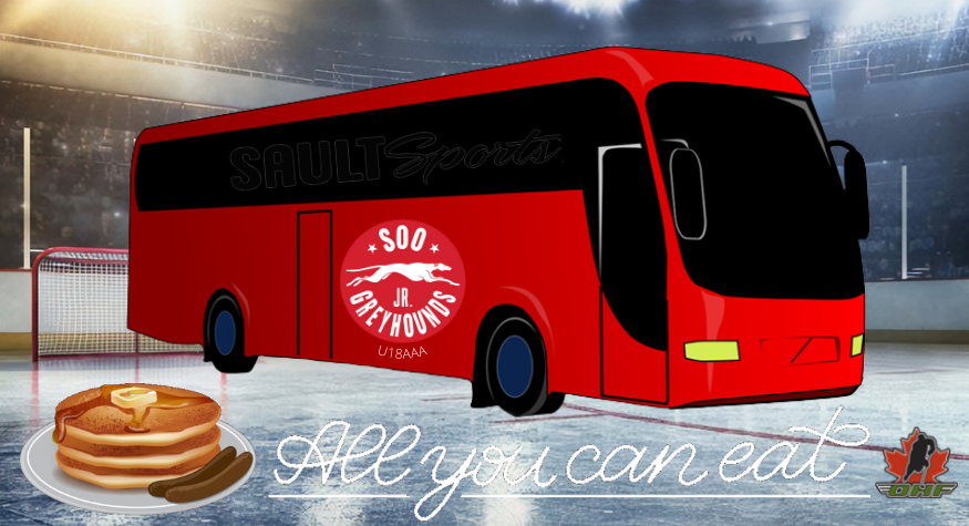 Pucks, Pancakes, & Sausages – Help Soo U18AAA Greyhounds Head to All Ontario Championships