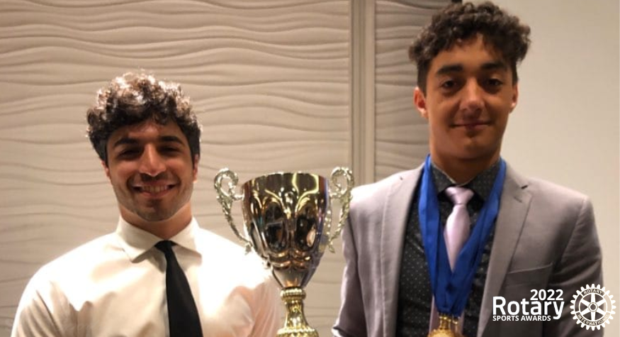 Knight Daniel Bumbaco and Colt Michael Nicoletta Honoured as Top Male High School Athletes of the Year