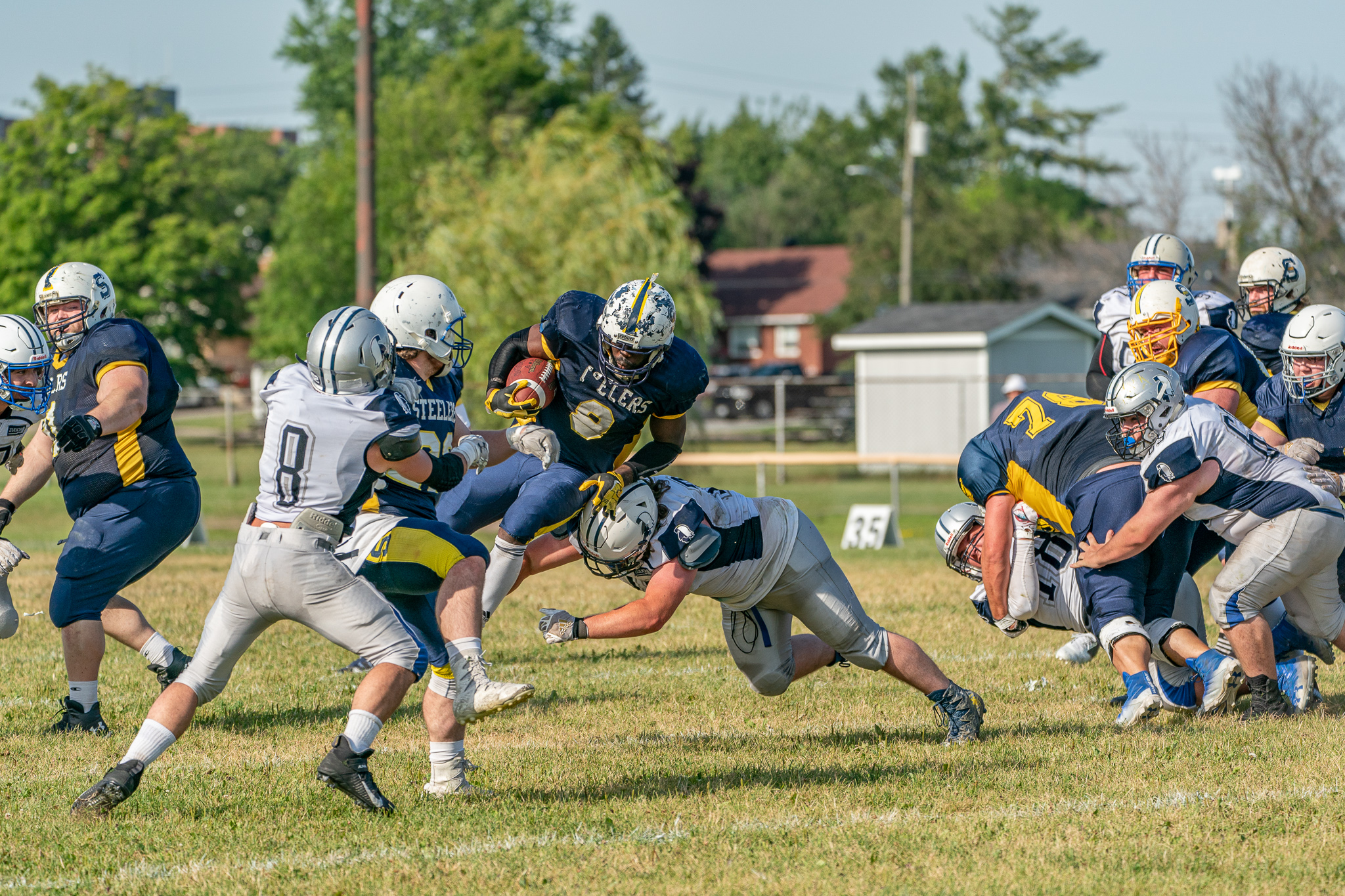 Sault Steelers Hand the Sudbury Spartans First Loss of the 2022 NFC Season