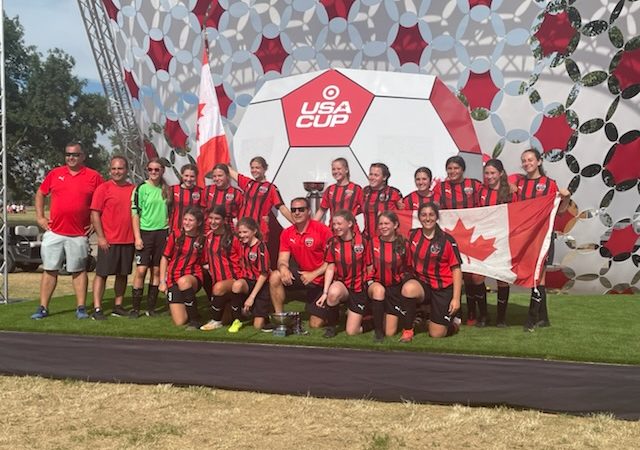 Soo City United U14 Girls Win 2022 USA Cup in Minnesota