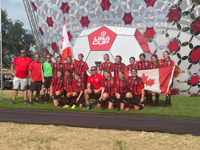 Soo City United U14 Girls Win 2022 USA Cup in Minnesota