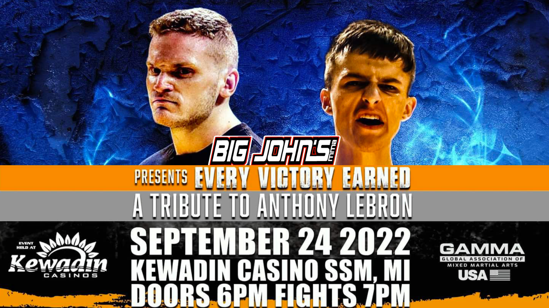 Local MMA Athletes Look to Steal the Show at Kewadin Casino, September 24, 2022