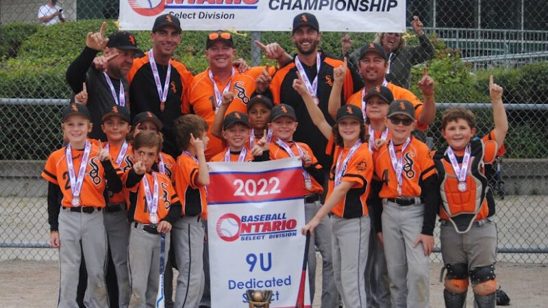 Soo 9U Black Sox Capture Gold to Win 2022 9U Ontario Baseball Provincial Championships in West Hill