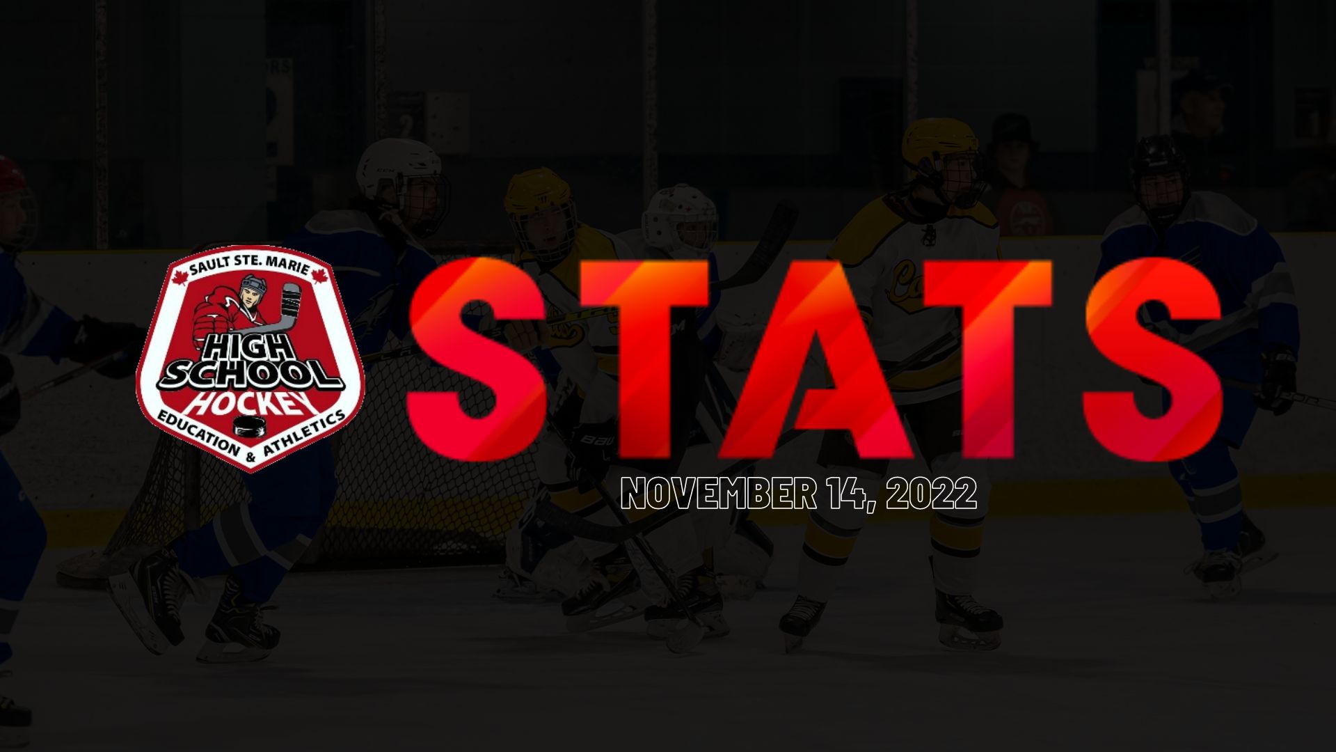 Sault Ste Marie High School Hockey Statistics | 11.14.22