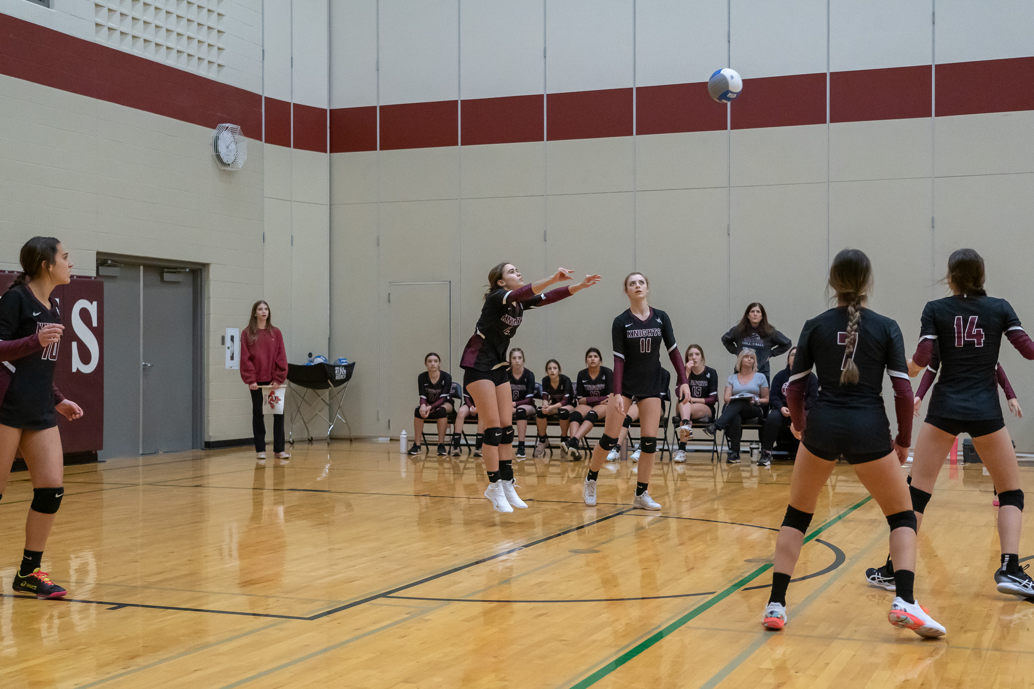Knights, Colts Earn Wins in High School Girls Volleyball Action