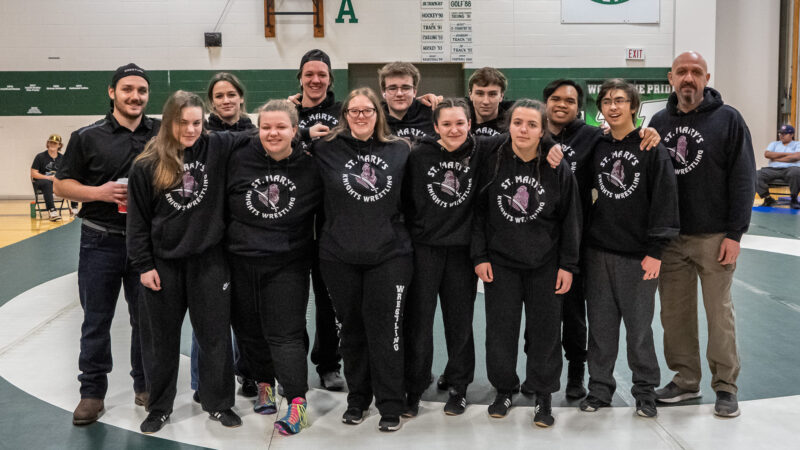 ST MARY’S KNIGHTS WRESTLED TO THE 2023 OVERALL HIGH SCHOOL WRESTLING AGGREGATE CHAMPIONS