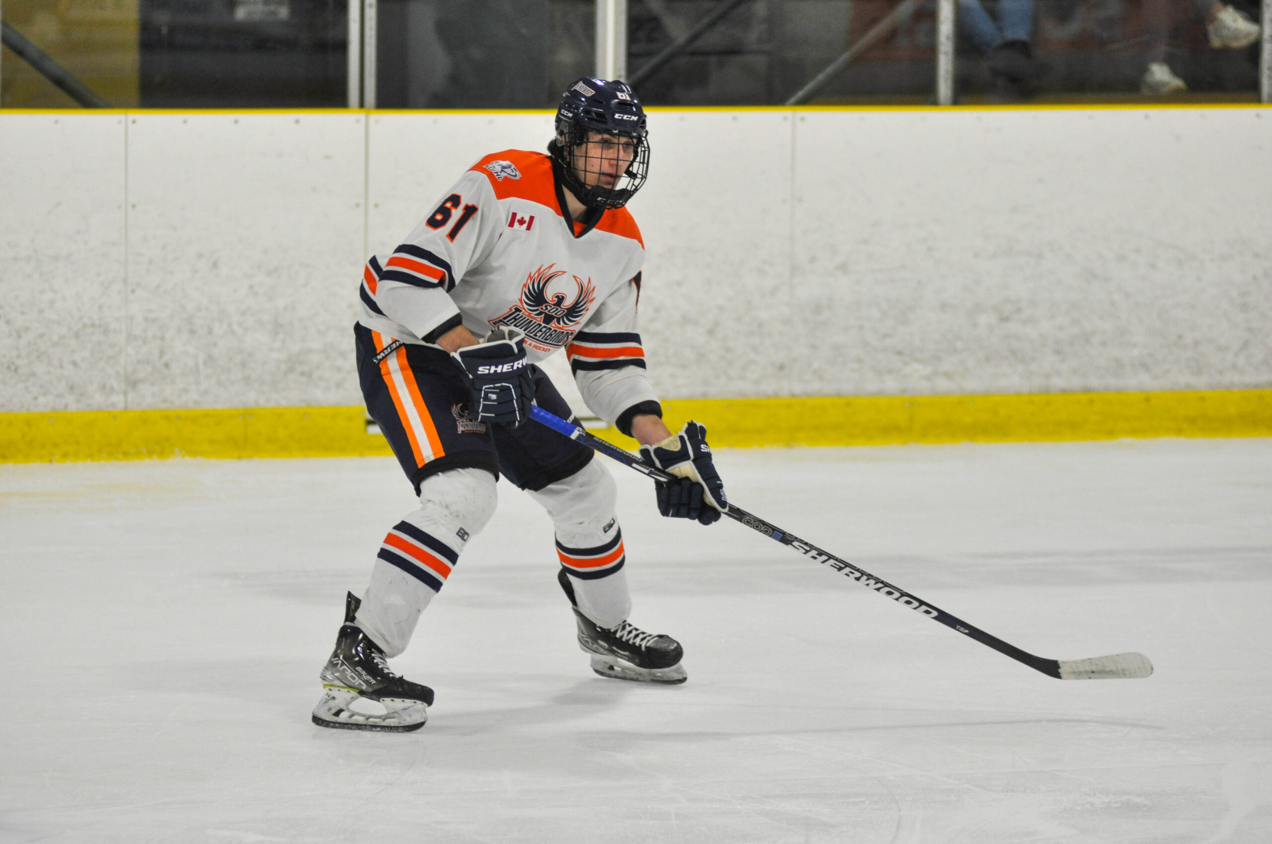 Kearney Sinks First Career NOJHL Goal in Thunderbirds Win Over Crunch