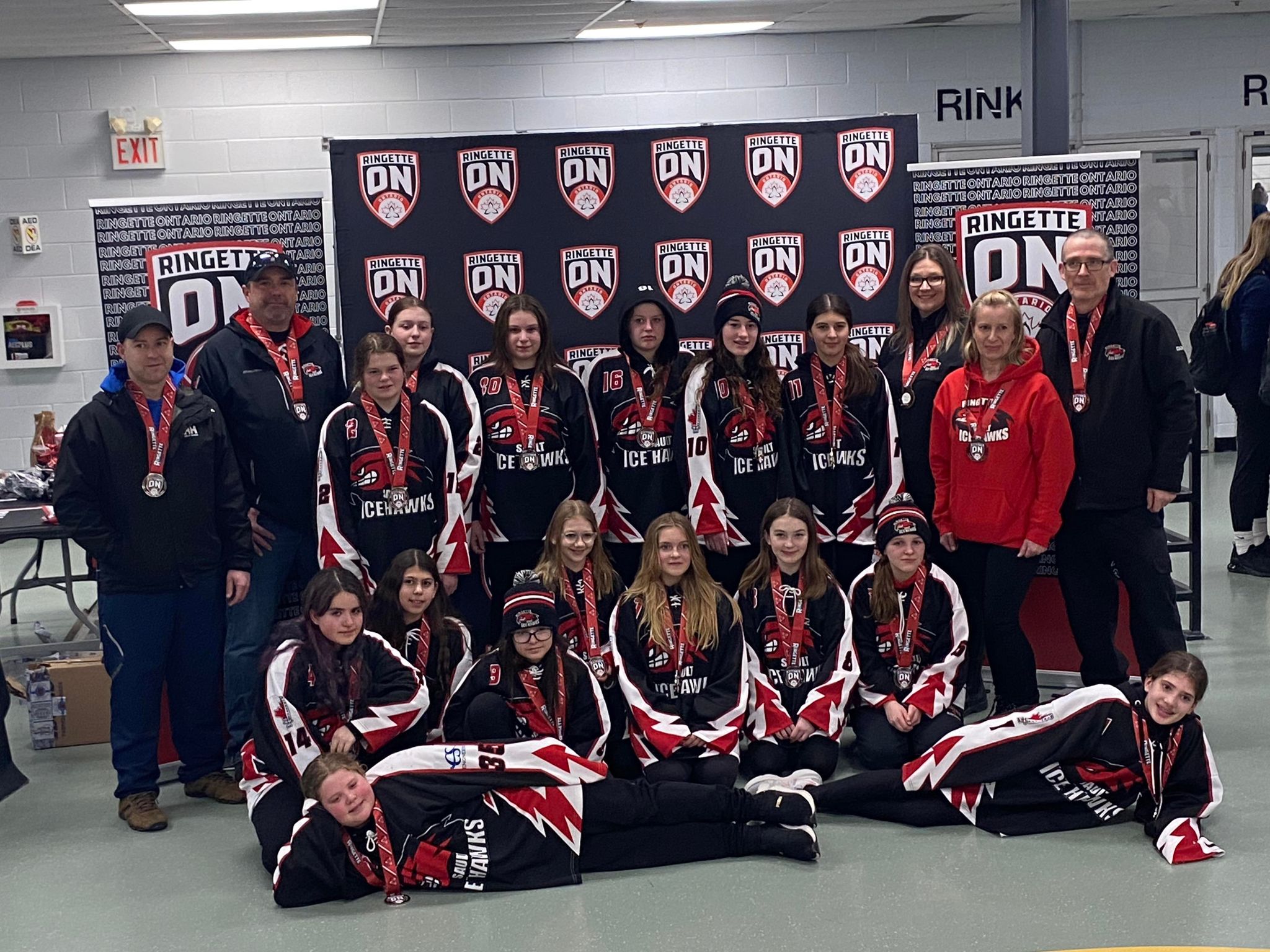 Successful Weekend for the Sault Ice Hawks at the 2023 Ringette Ontario Championships in Mississauga
