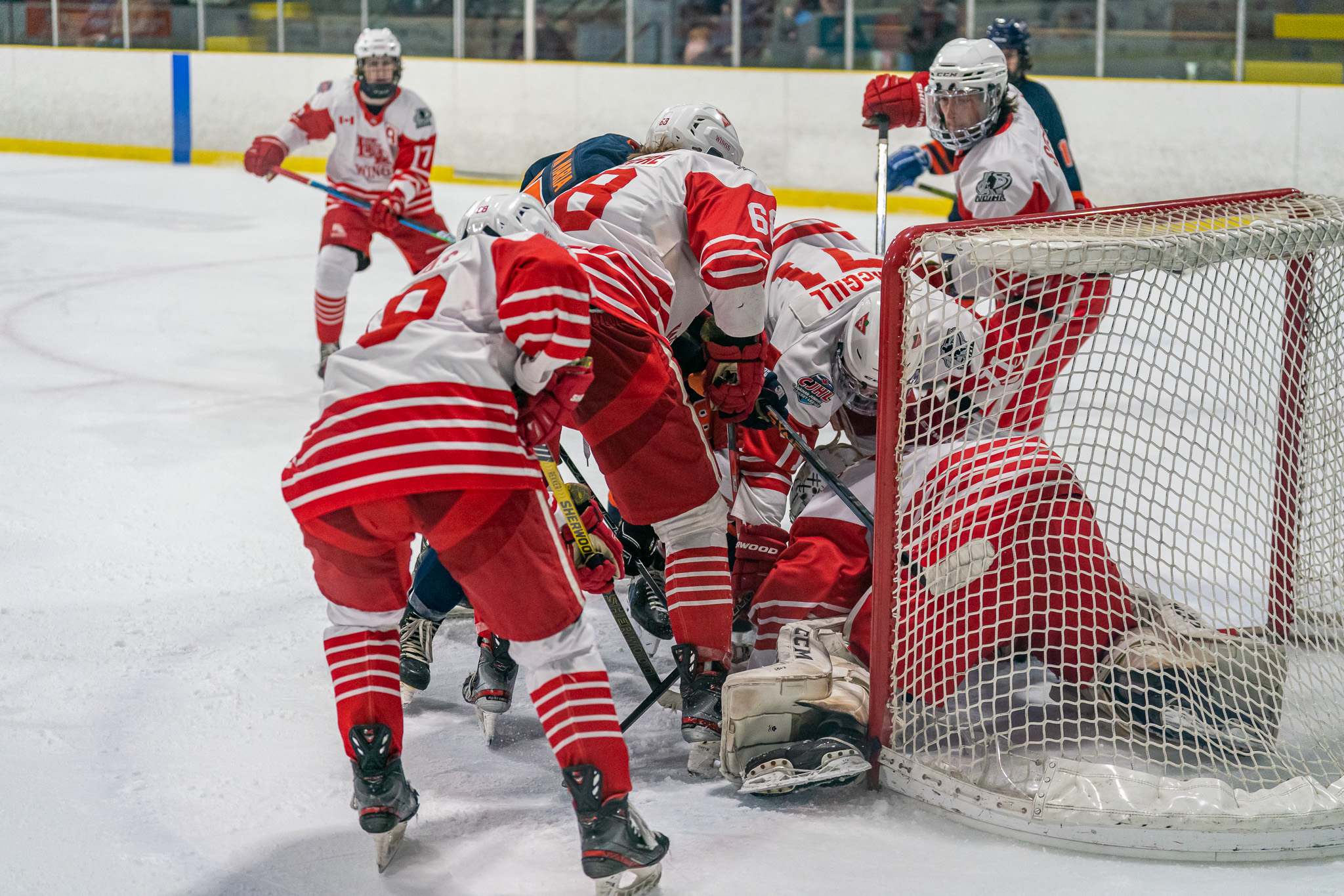 Thunderbirds Score a Win in Elliot Lake Over the Red Wings