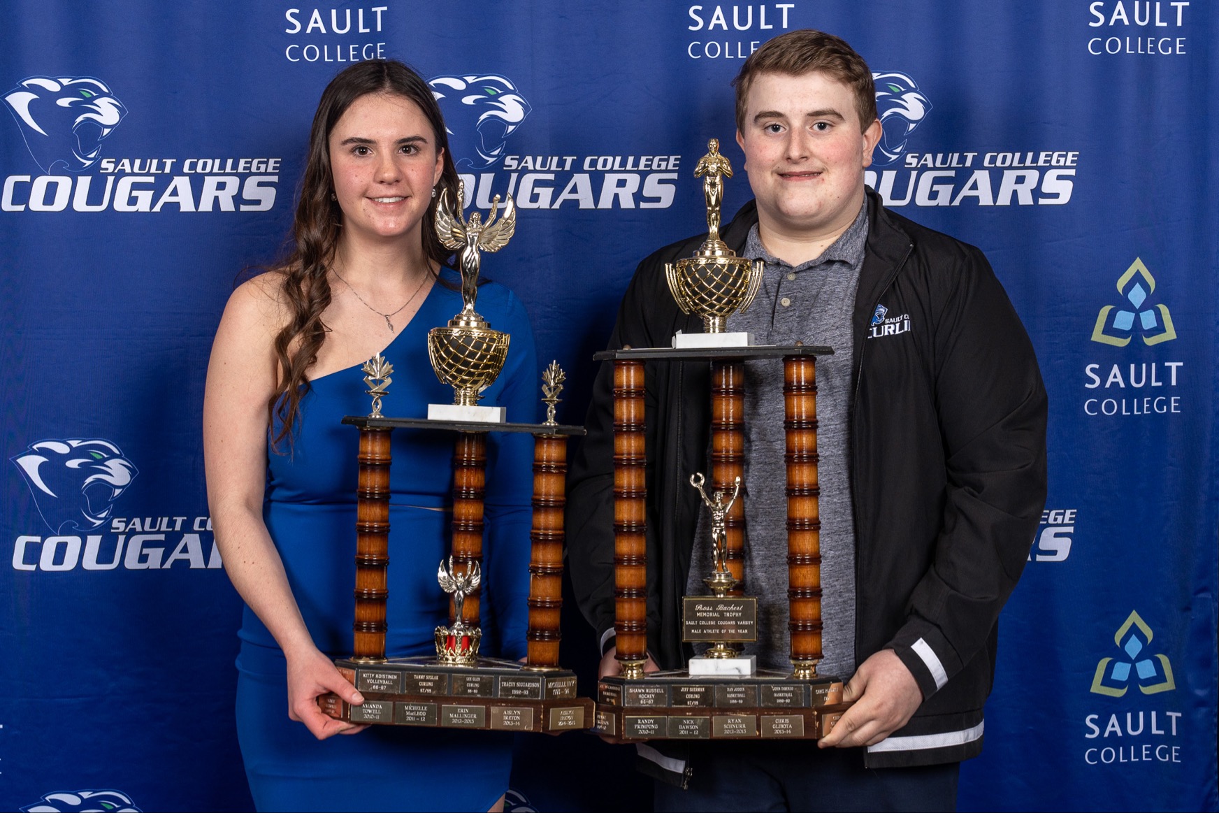 Simms and Lecours Named Sault College Cougars Athletes of the Year for 2022/2023