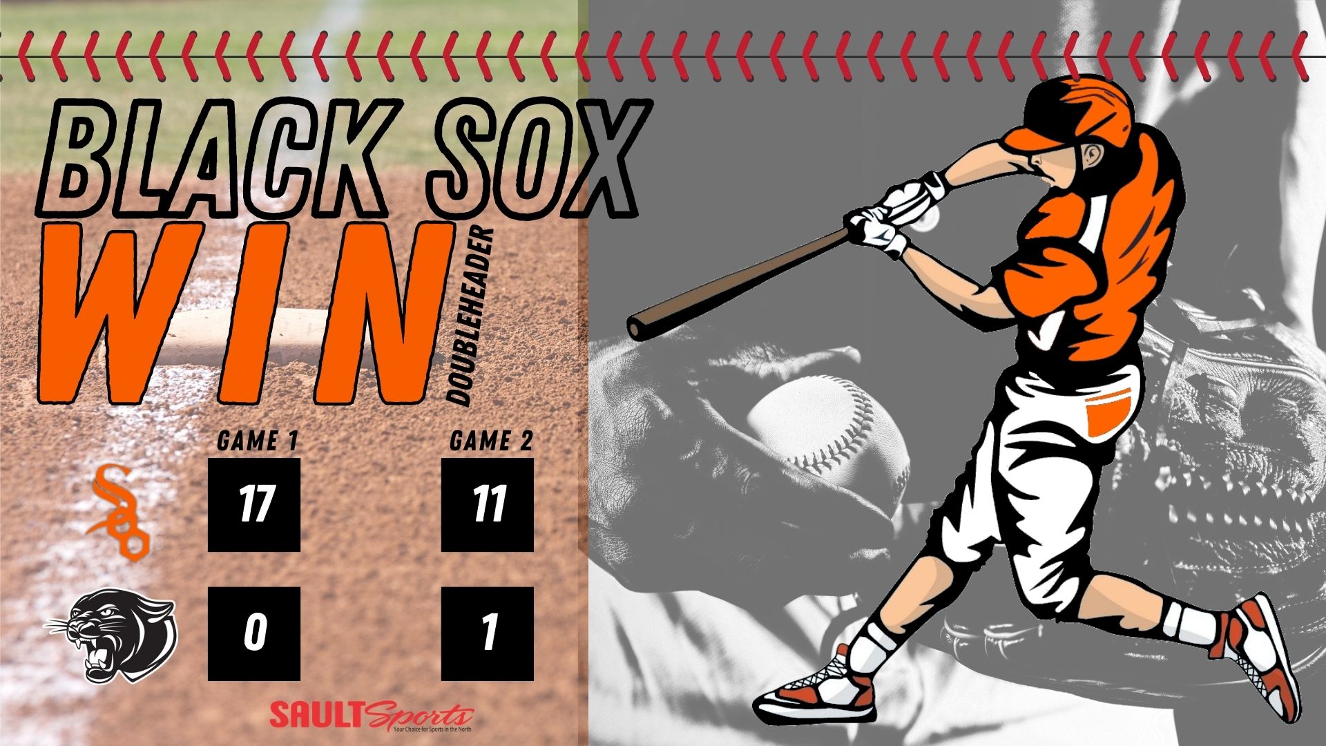 Allard, Perna, Masse, Beaupre, and Toni Lead the U18 Black Sox in Doubleheader Over Panthers