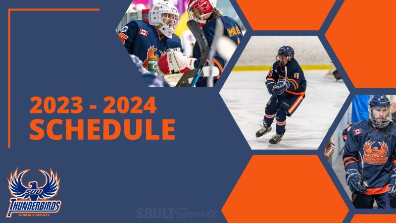 Soo Thunderbirds to Open 2023 – 2024 Junior ‘A’ Season on September 8th Against Soo Eagles