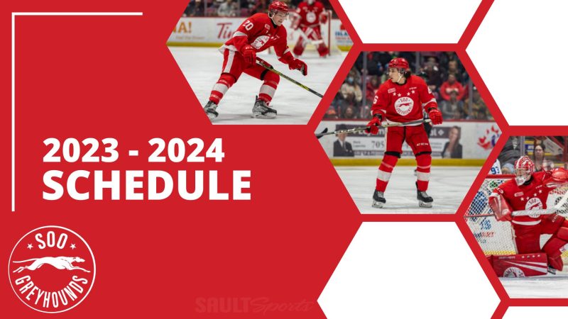 Soo Greyhounds to Open their 2023 – 2024 OHL Schedule with the Visiting Flint Firebirds in Town on September 29th