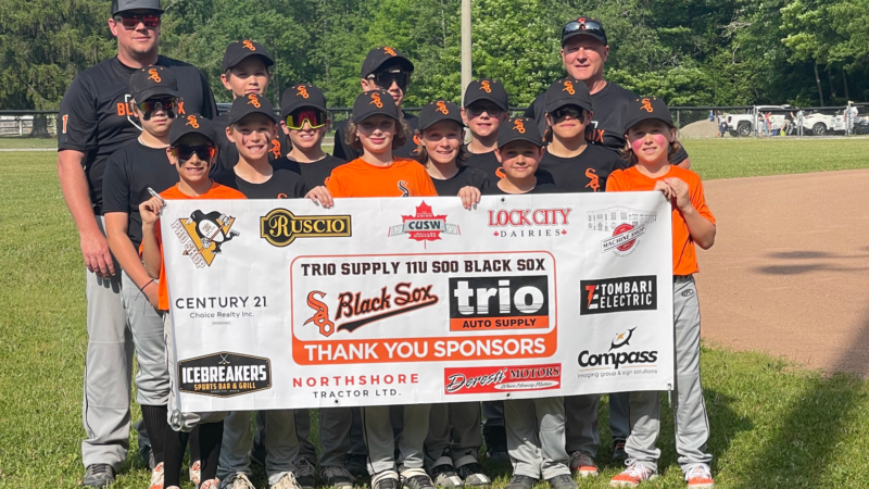 Trio Supply 11U Soo Black Sox Finish 1 and 2 at Midland Tournament