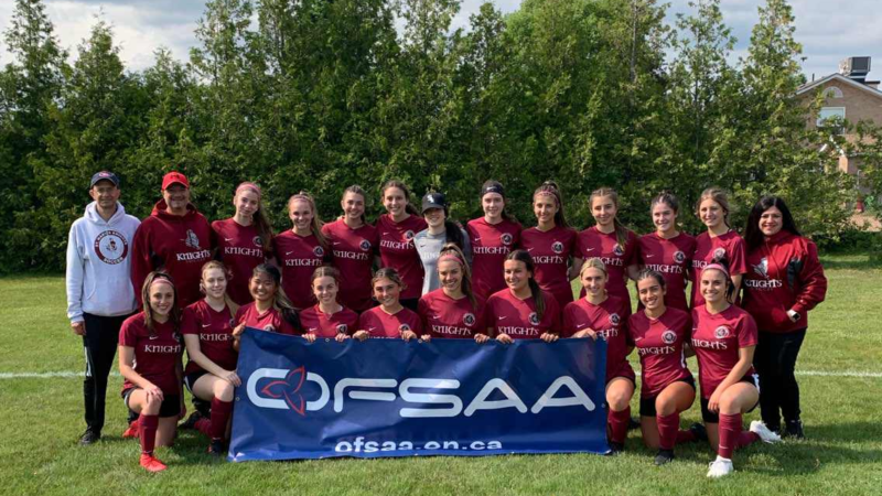St Mary’s Knights Advance to 2023 “AA” OFSAA Soccer Semi Finals