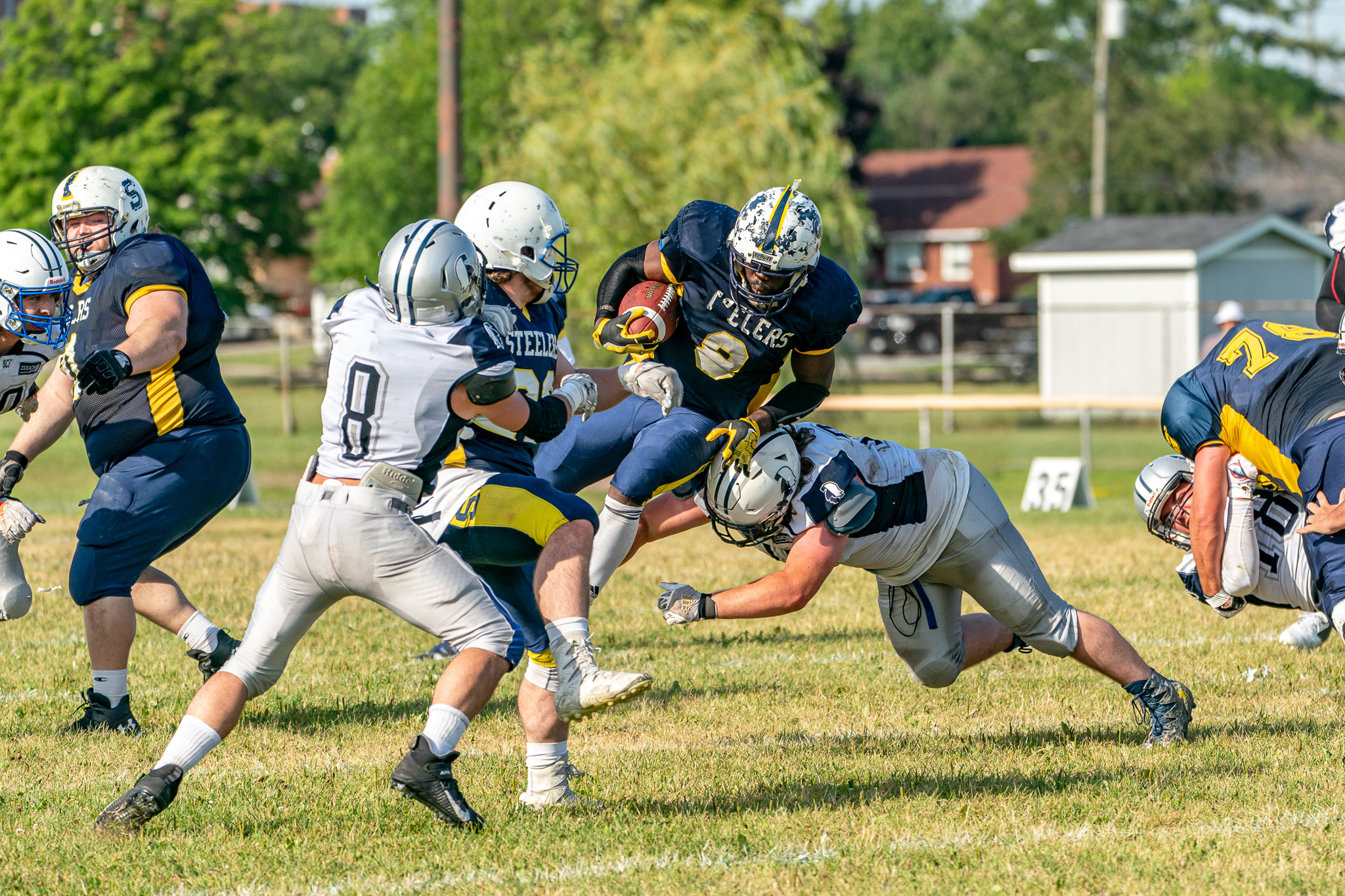 Holub and LeDuc Score Touchdowns in 2023 Season Opener Win Over Spartans in Sudbury