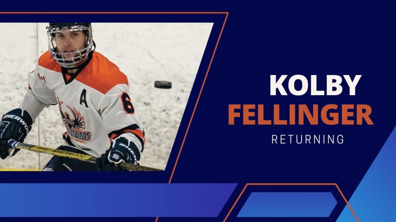 Kolby Fellinger Returning to Soo Thunderbirds for the 2023/2024 Season