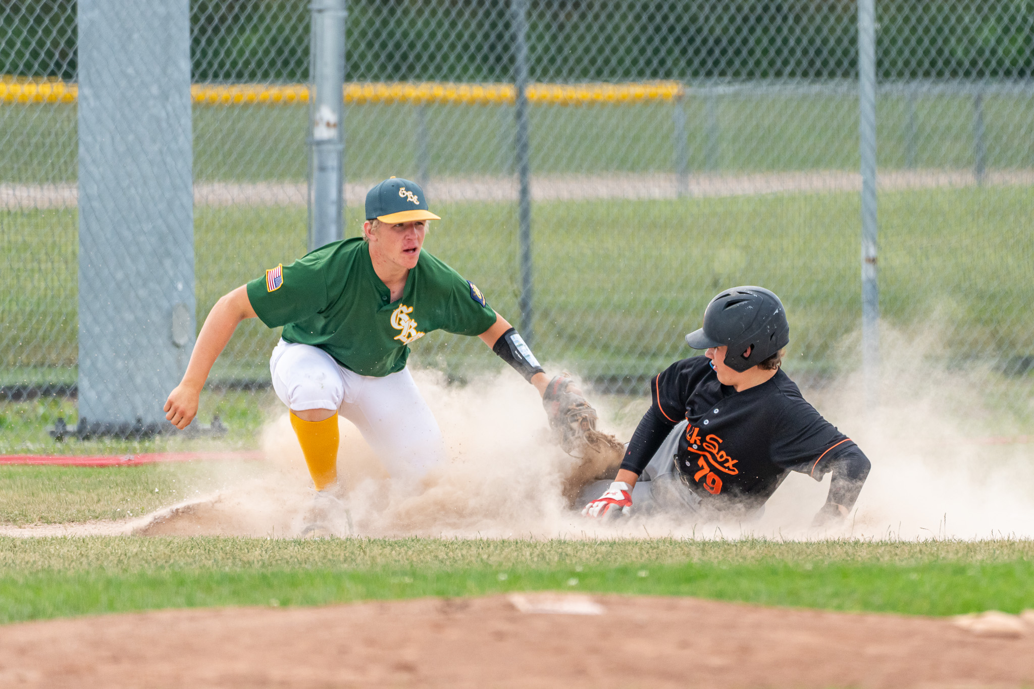 Soo 18U Black Sox Split Doubleheader with Visiting Gaylord Baseball Club