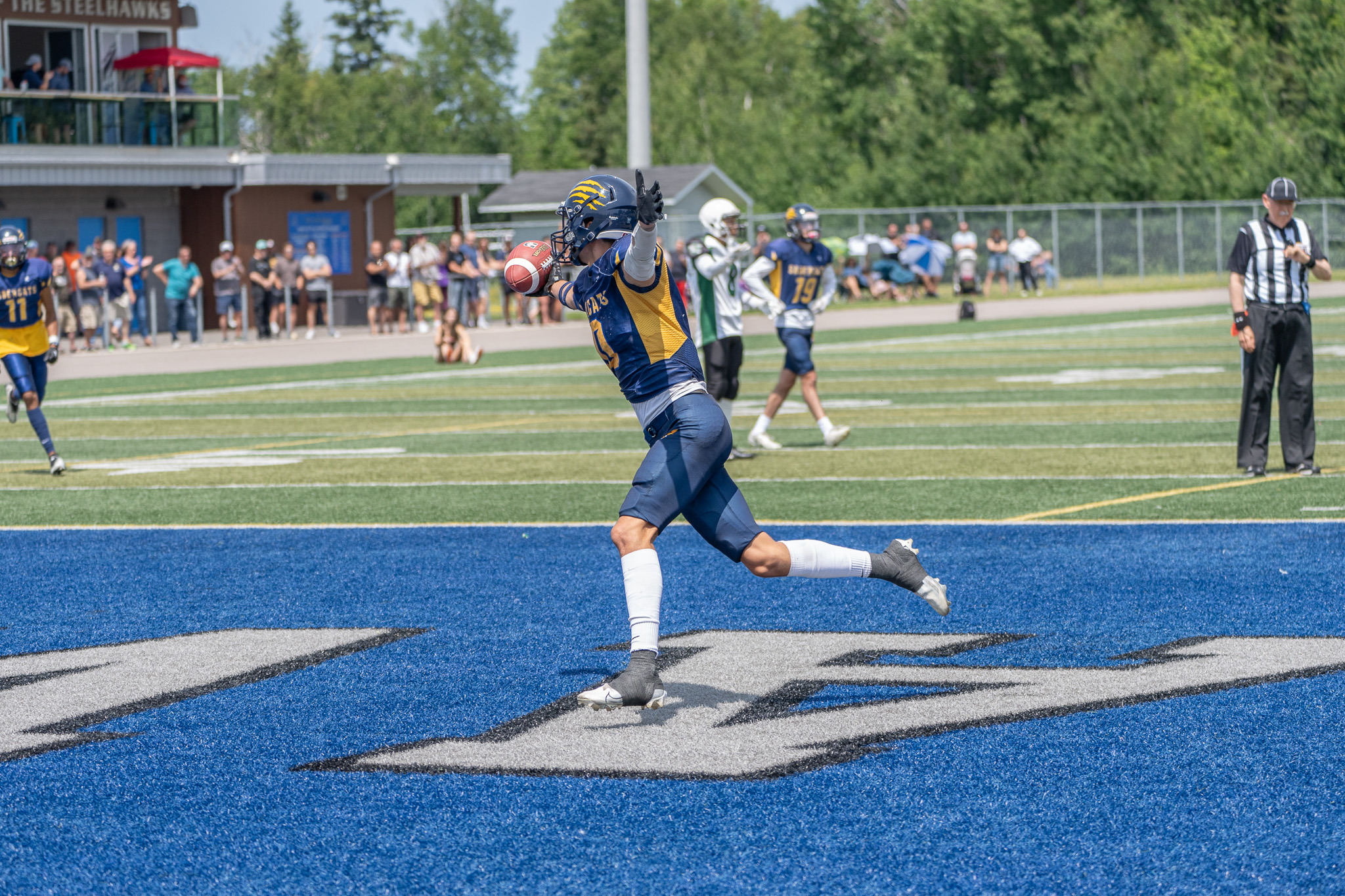 Varsity Sabercats Advance to OSFL Semi Final with 2023 Quarter Final Over Cougars