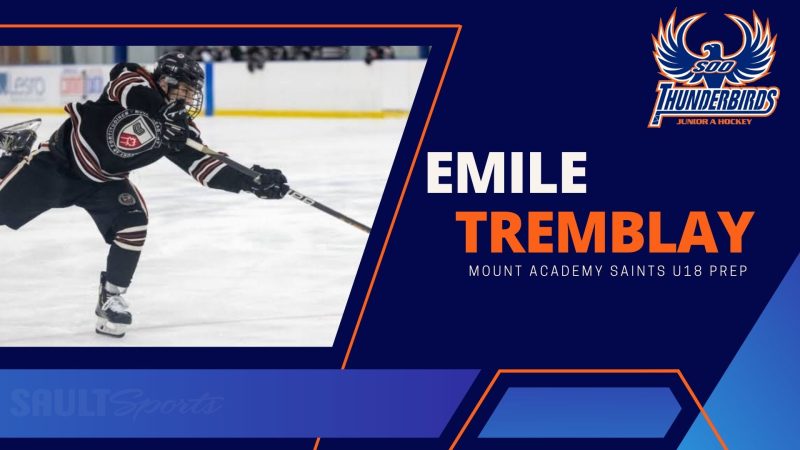 Emile Tremblay Joins Soo Thunderbirds for Fall of 2023