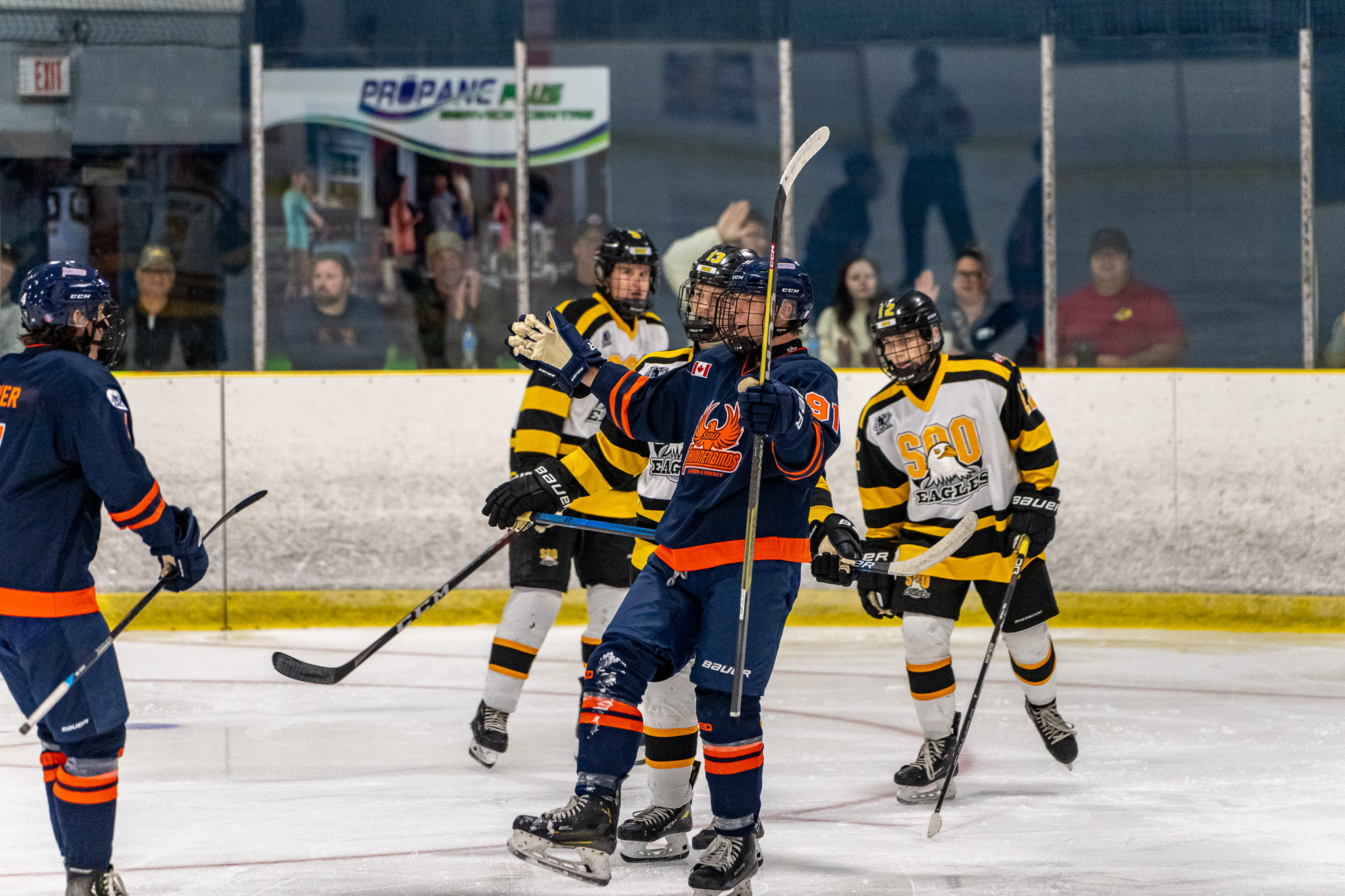 Thunderbirds Scored a Win to Open the 2023 NOJHL Season