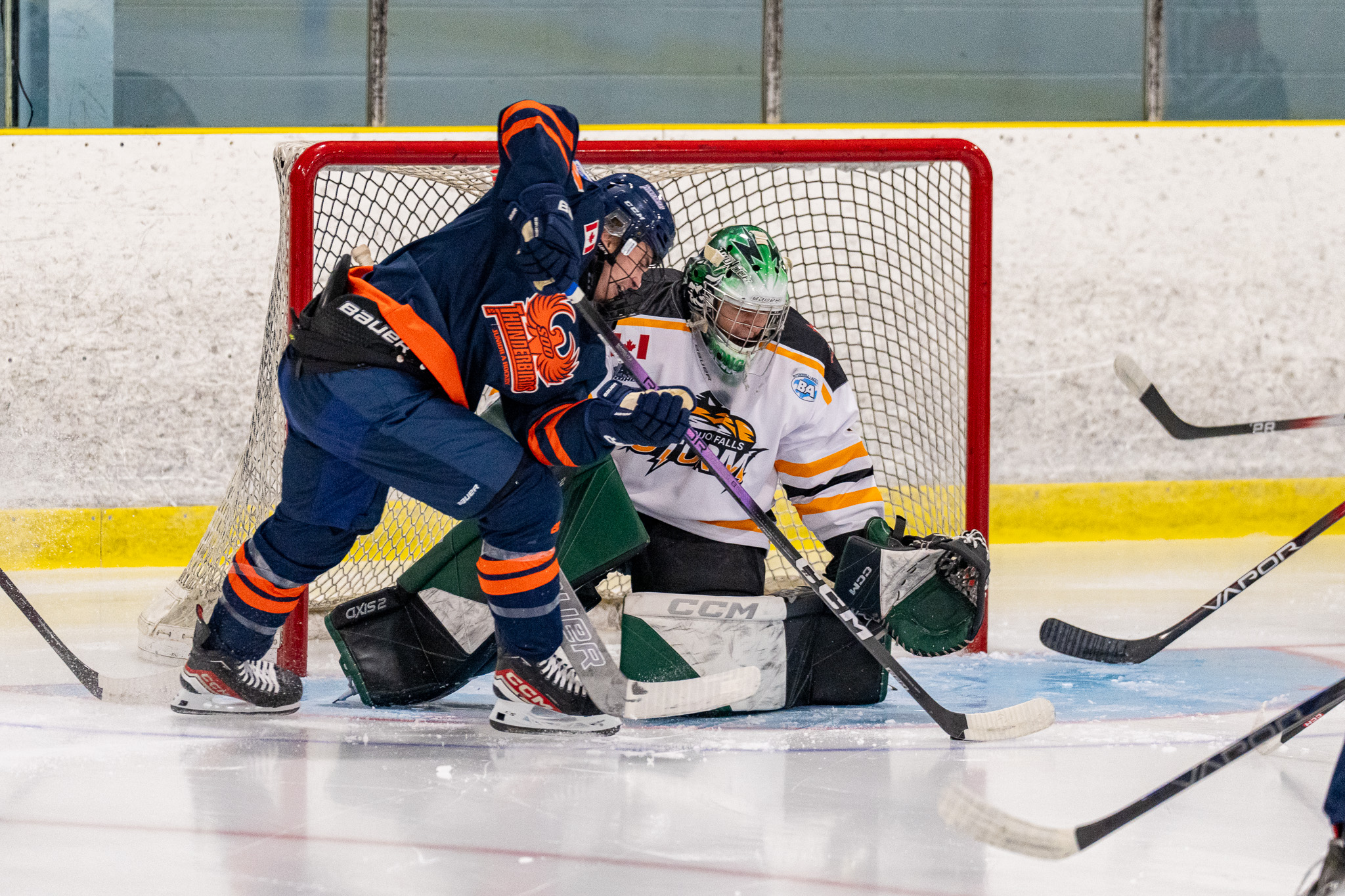 Thunderbirds Calm the Storm with a Shutout Win Over Iroquois Falls at Home