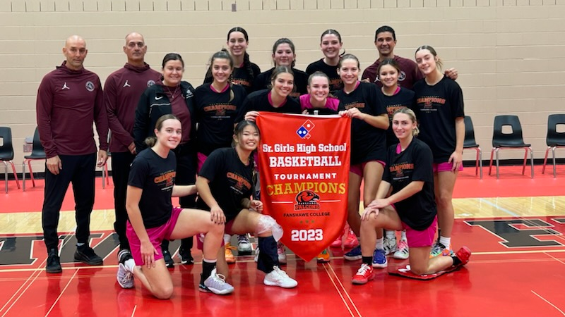 Lady Knights Win Gold at Fanshawe Basketball Tournament in London