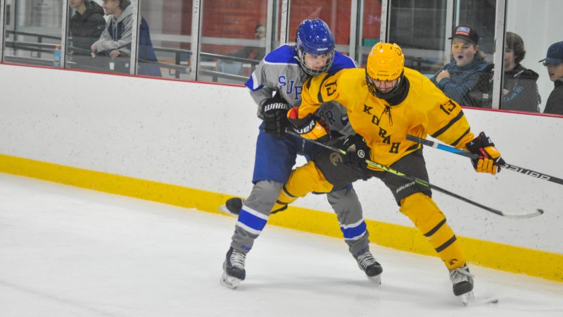 Colts and Steelhawks Skate to a Tie in High School Hockey Action