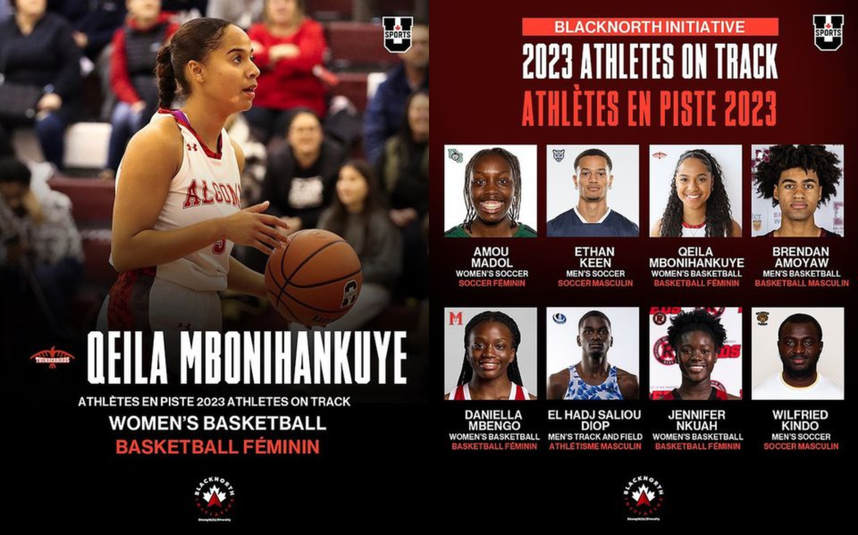 Algoma Thunderbird Qeila Mbonihankuye Among 2023 Athletes on Track Bursary & Mentorship Program Recipients