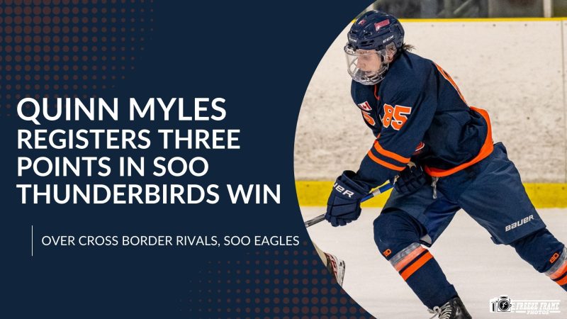 Newly Acquired Blueliner Quinn Myles Registers Three Points in Thunderbird Win