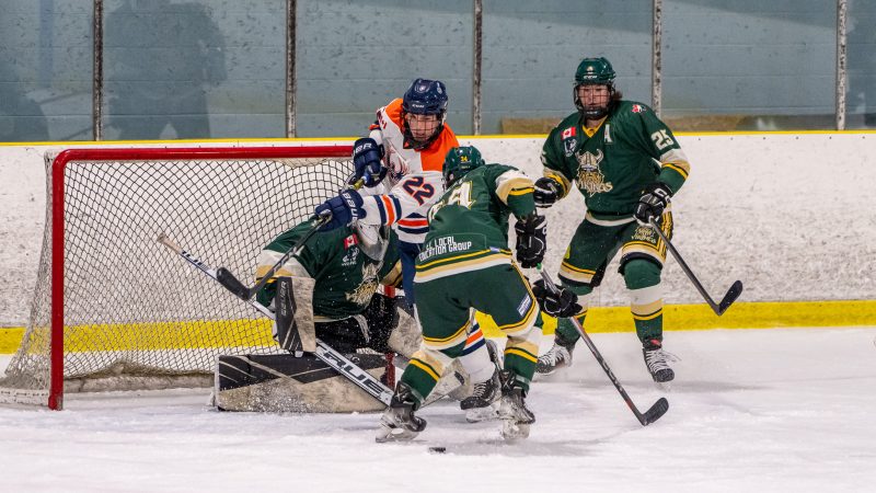 DeGagne, Lake, O’Neill, Ebrahim, McAuley Register Three Points Each in Thunderbirds Win Over Vikings