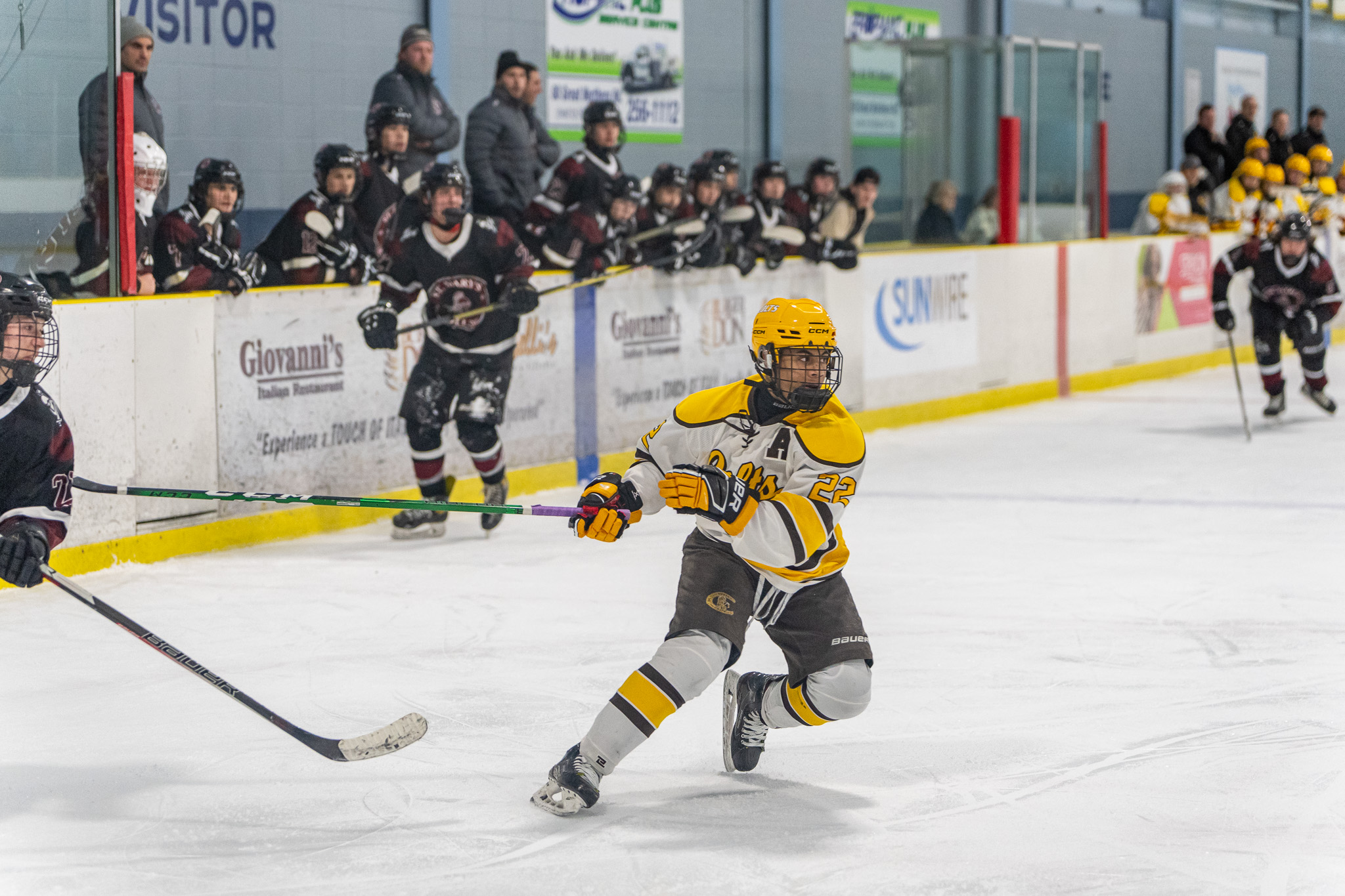 Colts and Knights Open 2024 with a Tie in High School Hockey Action