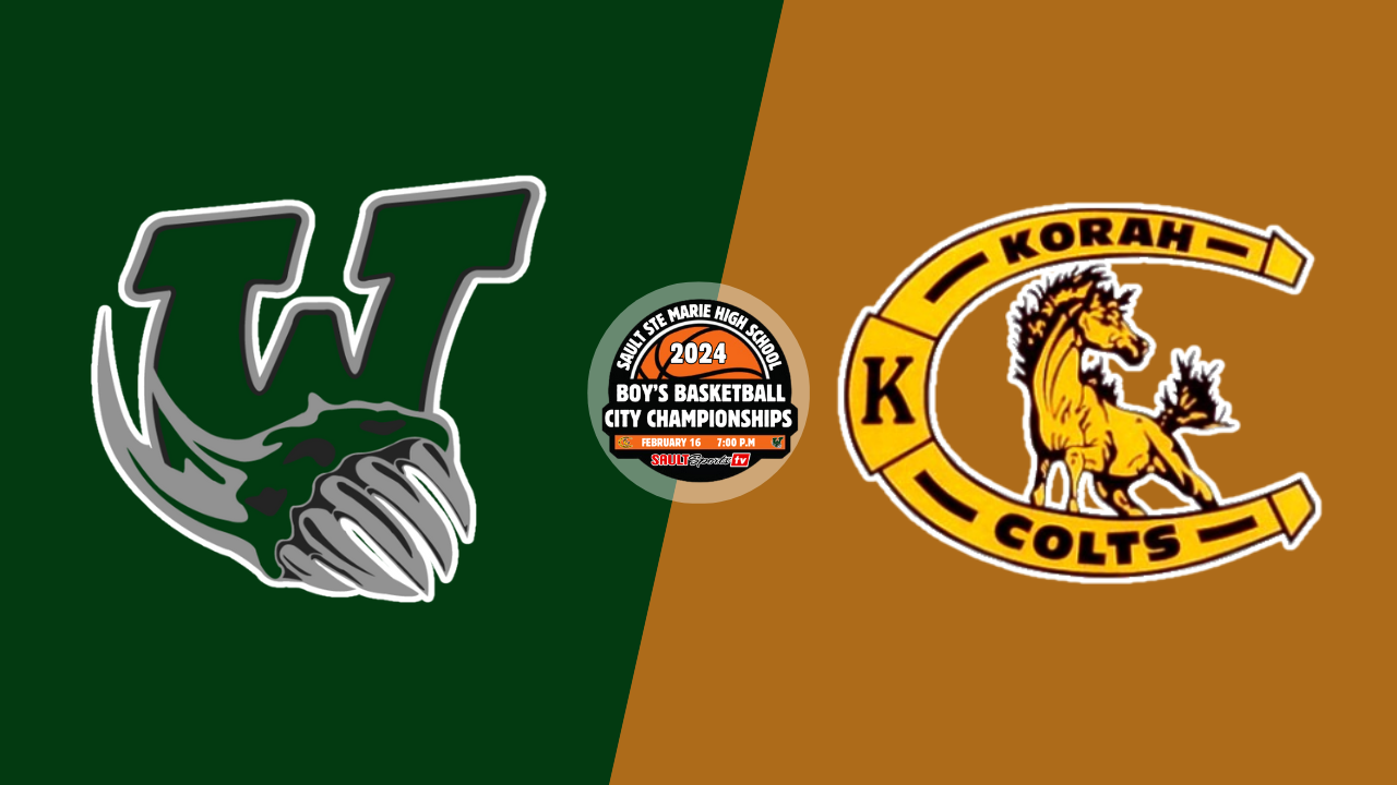 2024 Sault Ste Marie Sr High School Basketball City Championships | Korah Colts vs White Pines Wolverines