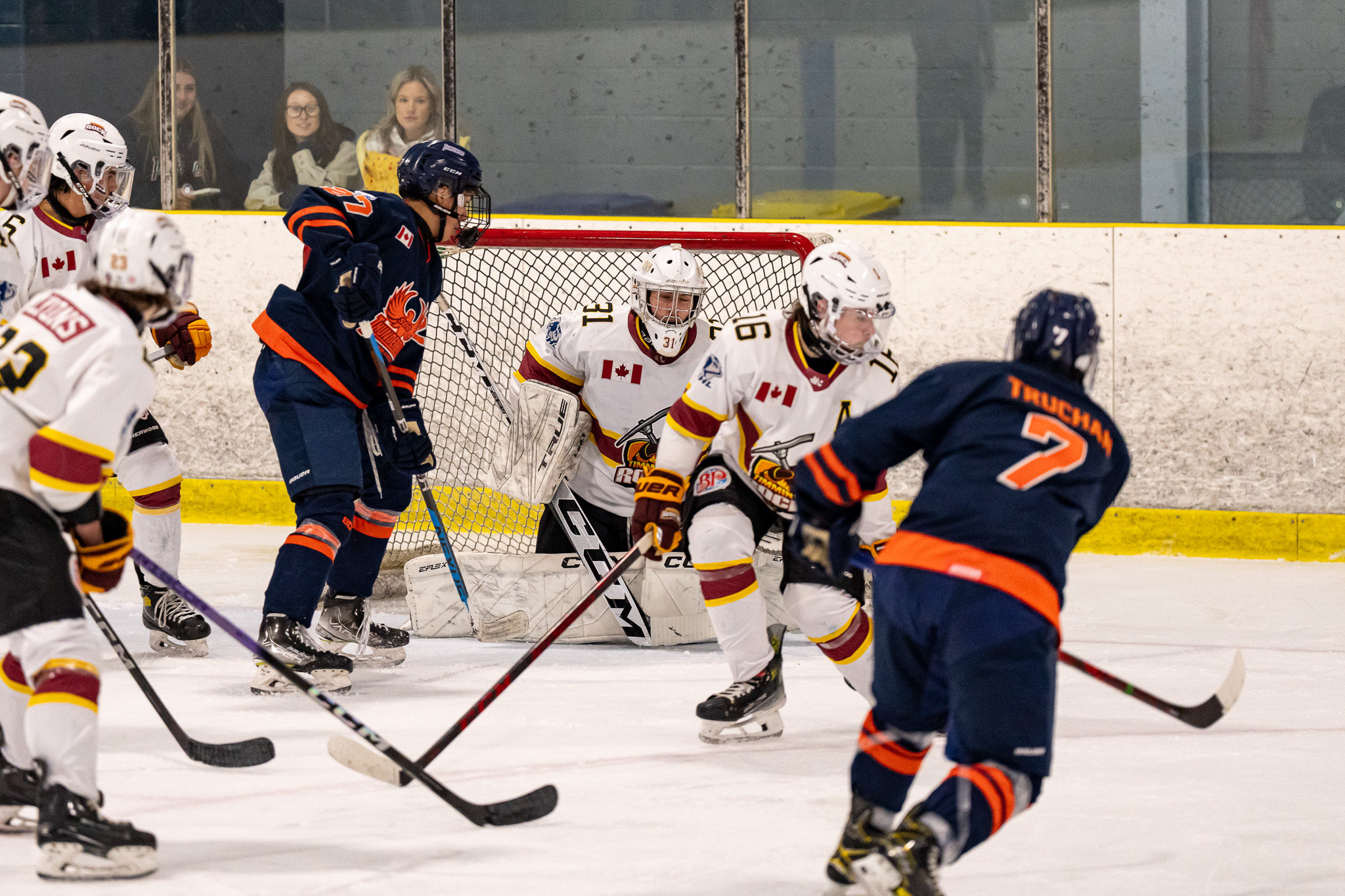 Power Play Goals Lead the Thunderbirds Past the Rock in Timmins