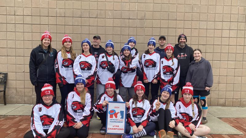 Big Weekend for U14 ‘A’ Ice Hawks in Bay City, Michigan to Close Out 2024 Ringette Season