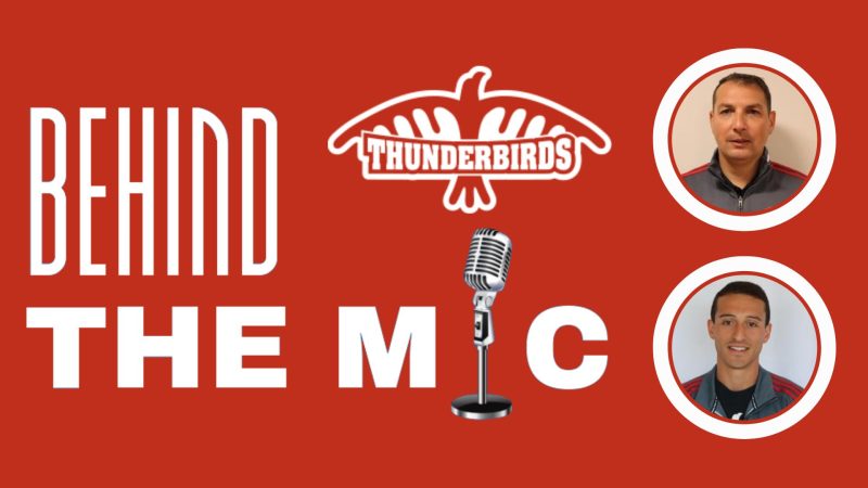 Behind the Mic with Magli and Scarps for the 2024/2025 Algoma OUA Thunderbirds