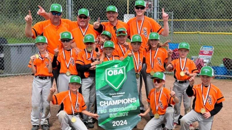 Soo 9U Black Sox Crowned 2024 OBA Champions