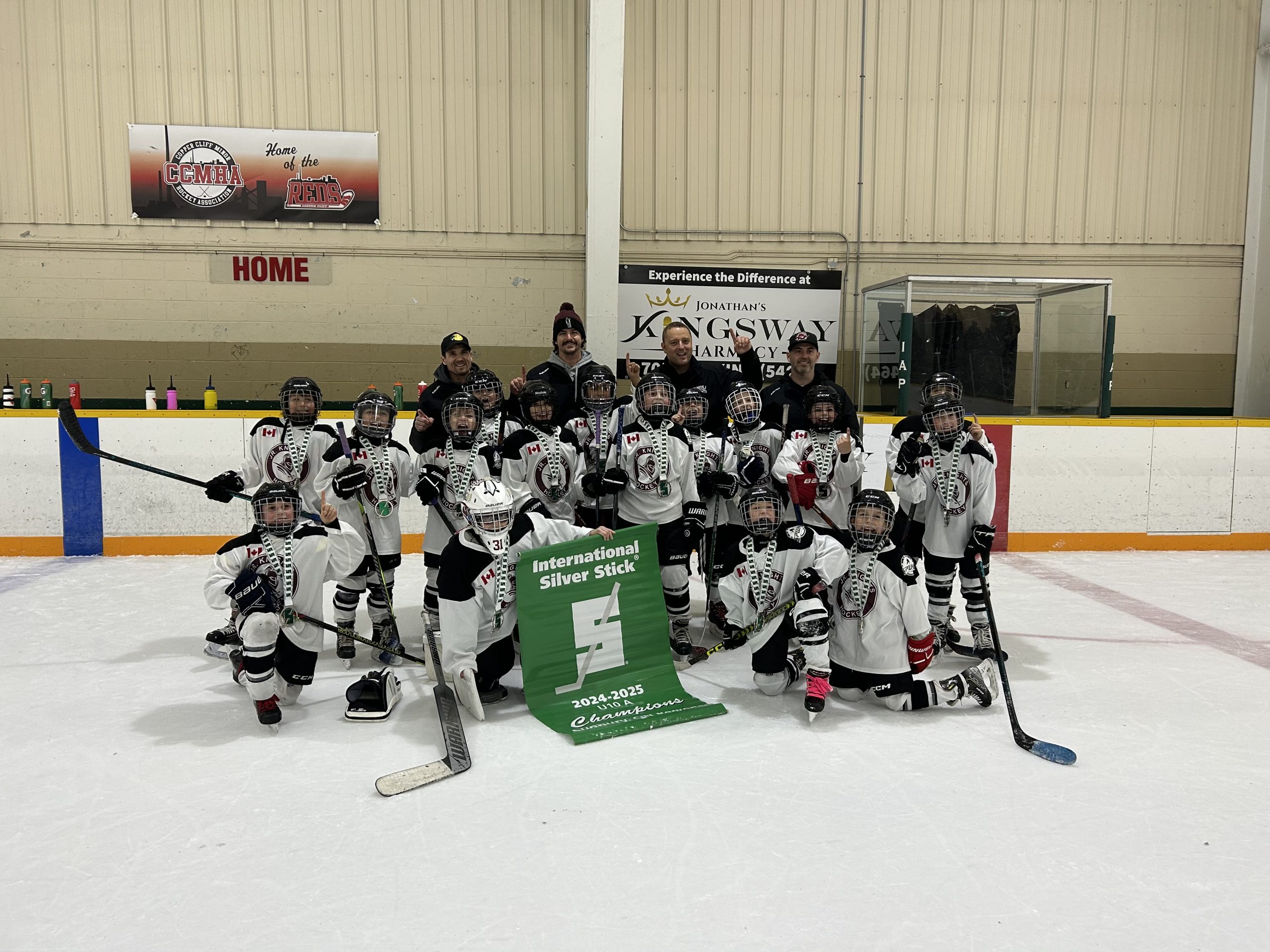 U10A White Knights Bring Home Silver Stick Championship!