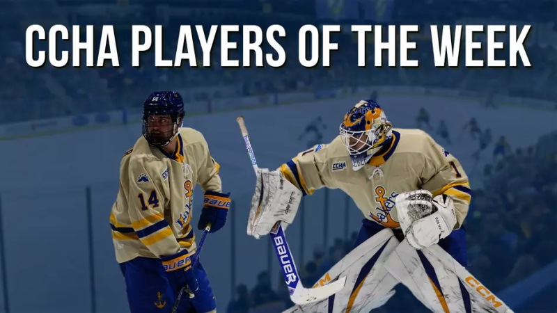 Lakers Schweitzer and Applebee Earn CCHA Weekly Honors