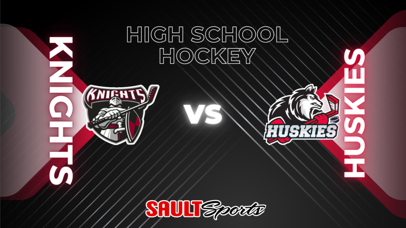 Huskies Defeat the Knights in High School Hockey Action