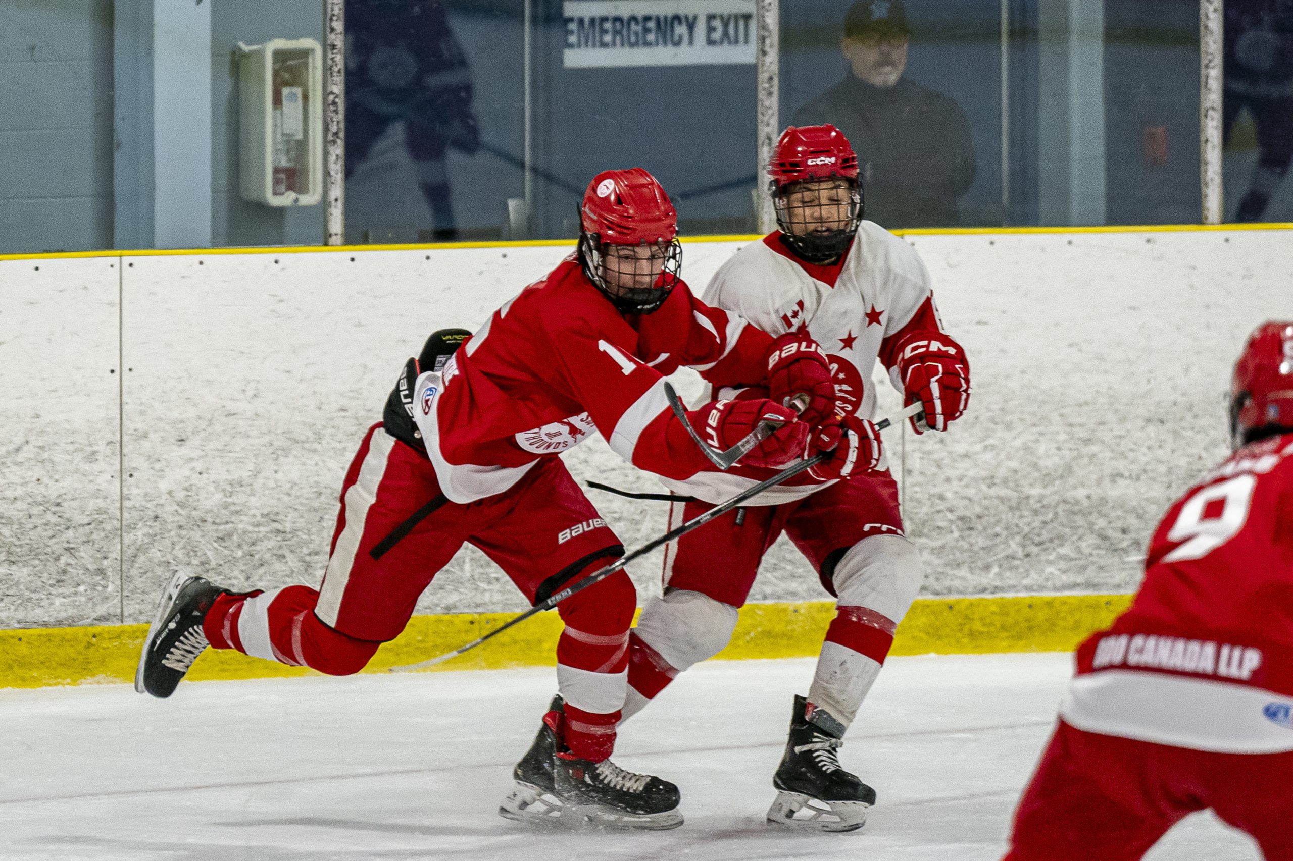 U18 Greyhounds Score a GNU18HL Win Over U16 Greyhounds in Sault Ste Marie