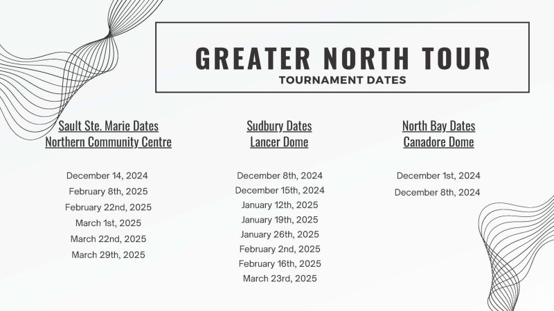 NEW Greater North Tour League is Coming to Sault Ste. Marie!