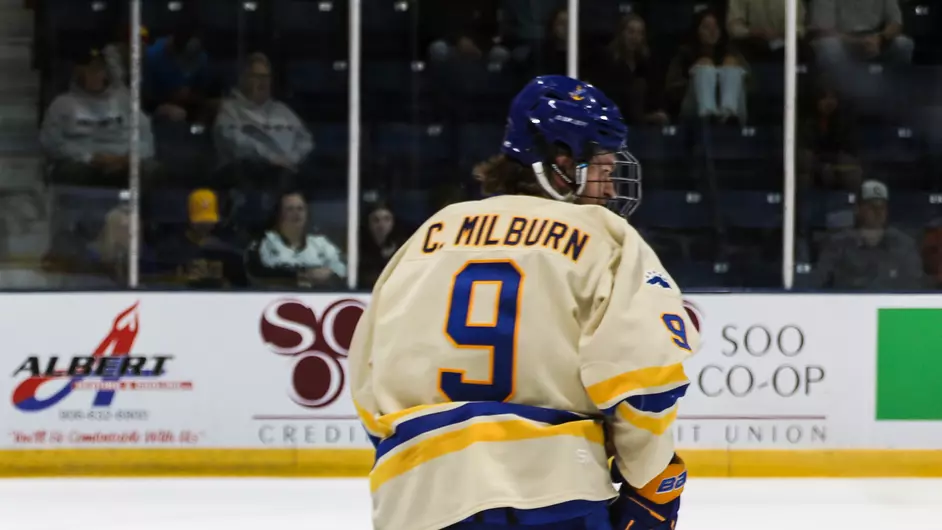 LSSU Laker Connor Milburn Named CCHA Forward of the Week